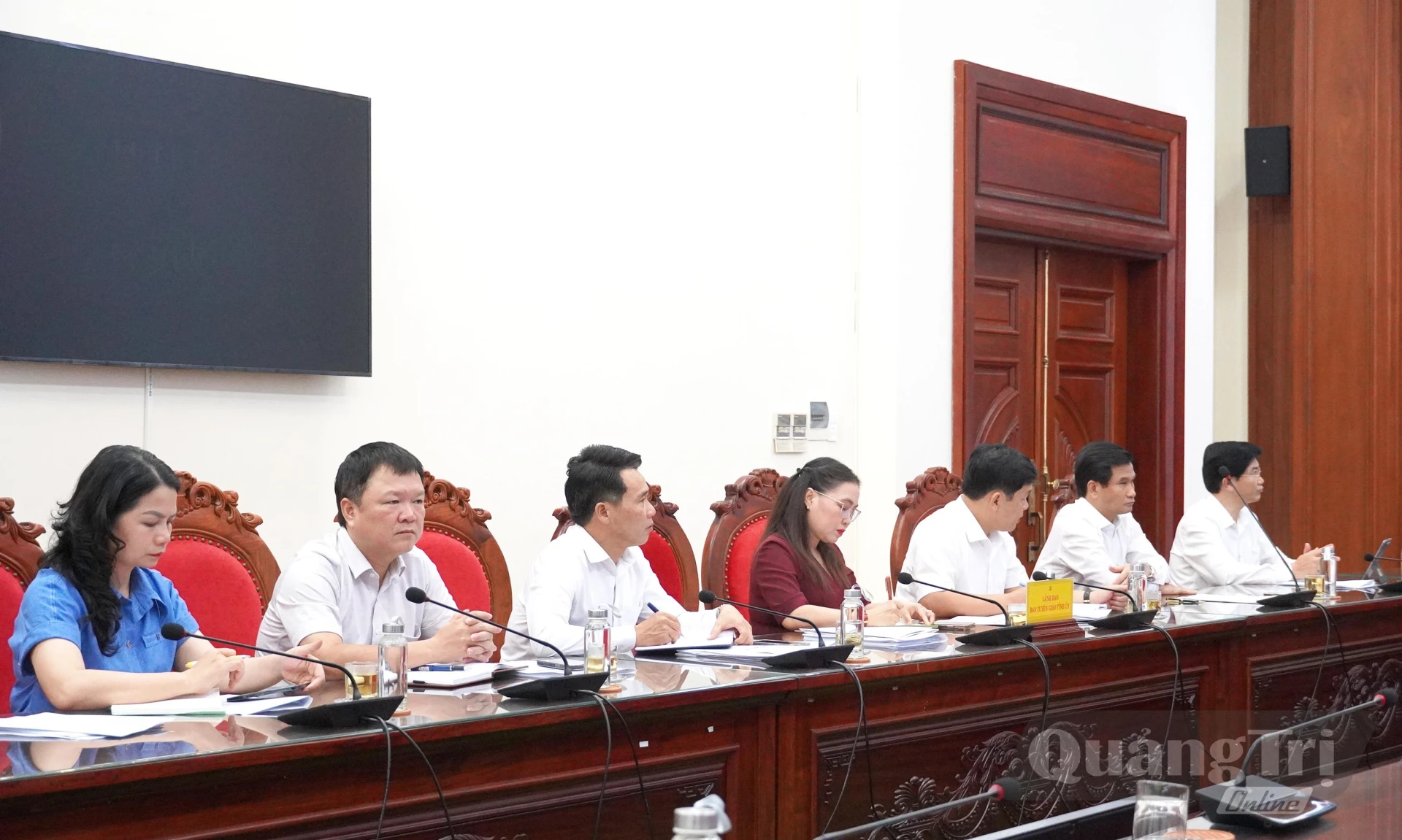 Các đại biểu dự buổi làm việc - Ảnh: X.P