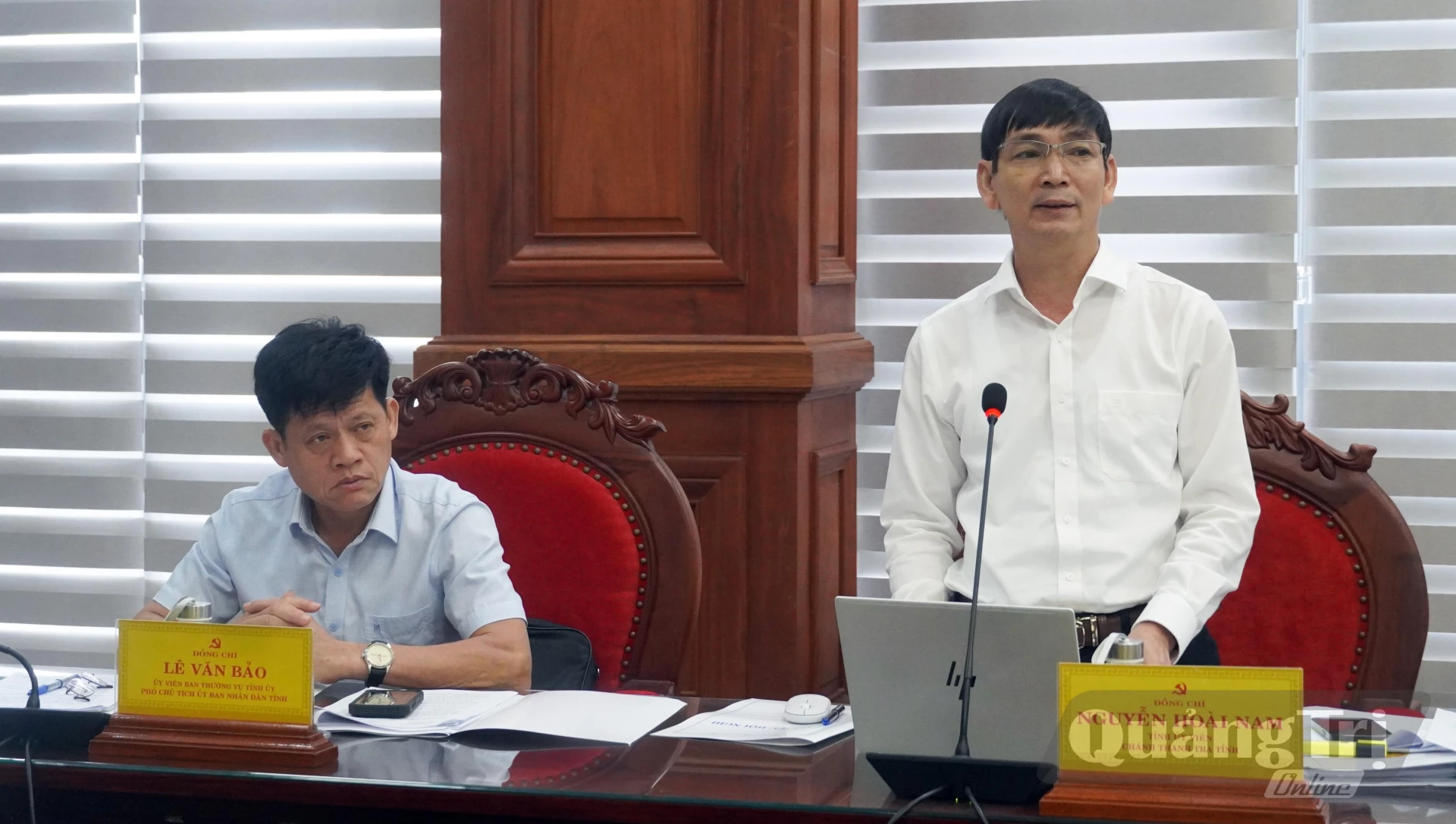 Đại diện lãnh đạo các sở ngành thảo luận tại hội nghị - Ảnh: N.M