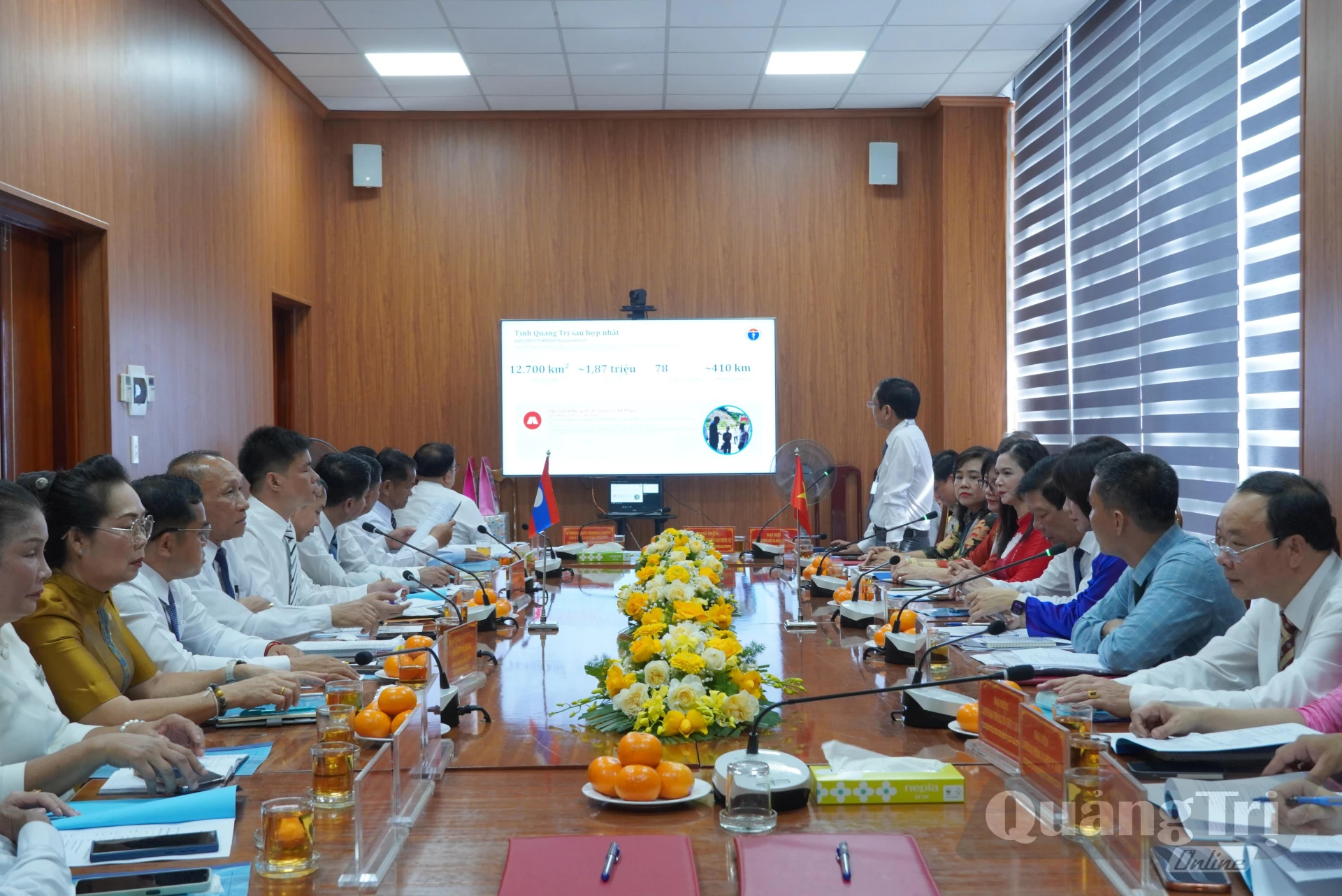 Quang cảnh buổi hội đàm-Ảnh: HL