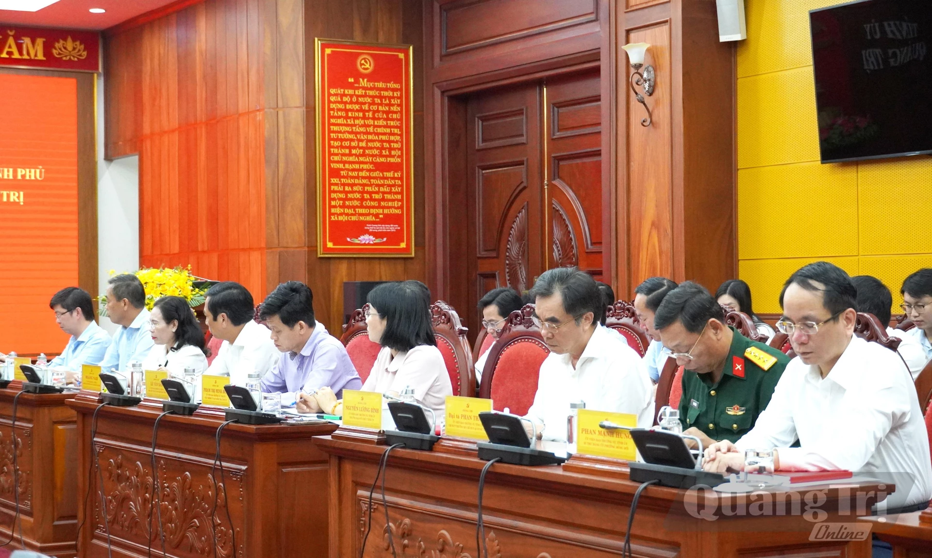 Các đại biểu dự buổi làm việc - Ảnh: X.P