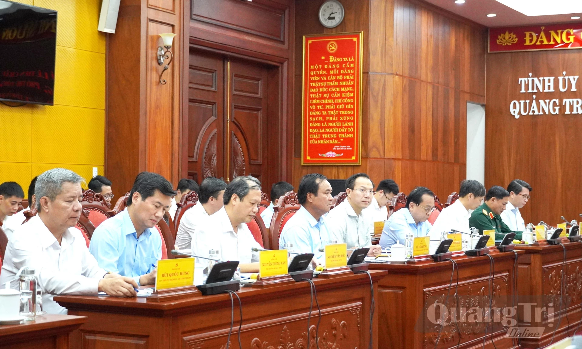 Các đại biểu dự buổi làm việc - Ảnh: X.P
