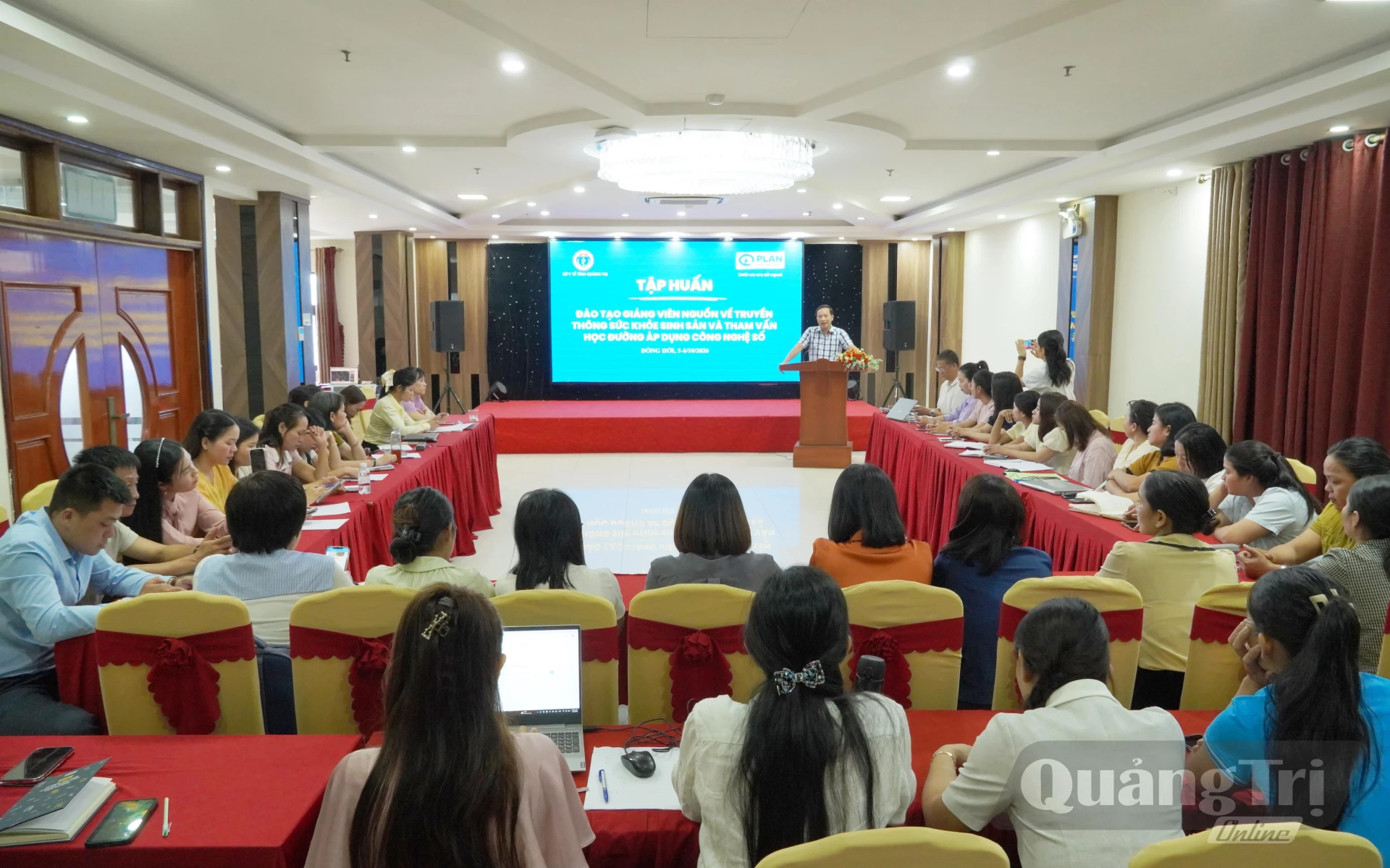 Lớp tập huấn thuộc thuộc Dự án “Cải thiện đời sống cho trẻ em, trẻ em gái và thanh niên bị thiệt thòi tại tỉnh Quảng Trị giai đoạn 2025-2031” - Ảnh:HL