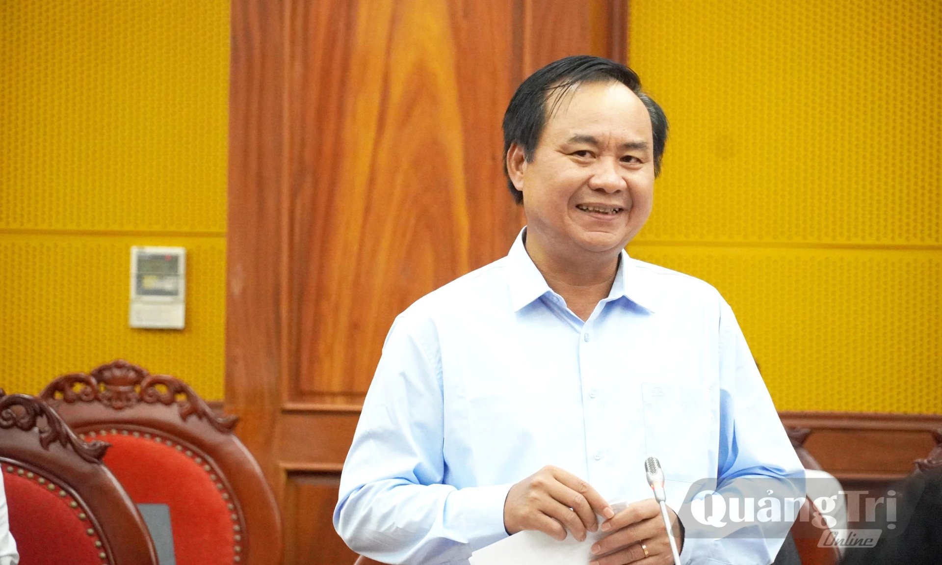 Đại diện các bộ ngành phát biểu tại buổi làm việc - Ảnh: X.P