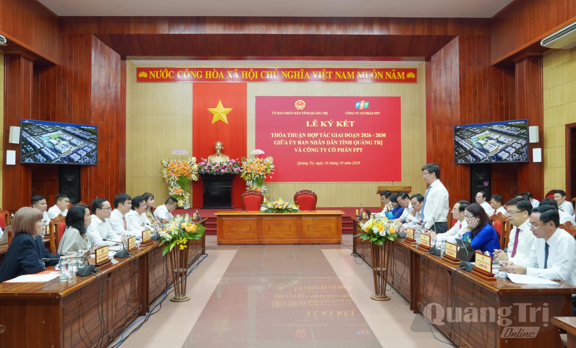 Quang cảnh buổi lễ ký kết-Ảnh: HL