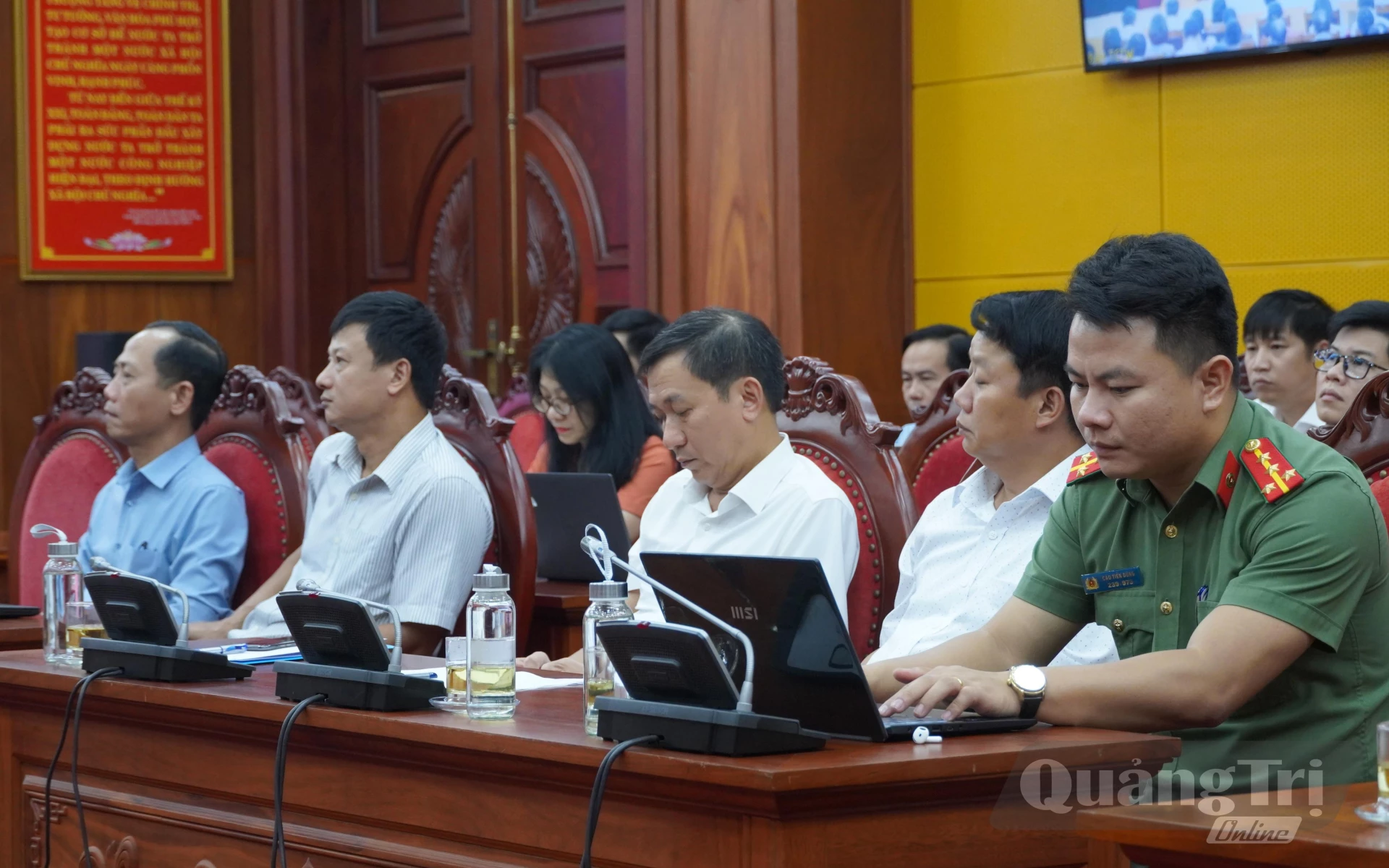 Các đại biểu dự buổi làm việc - Ảnh: HL