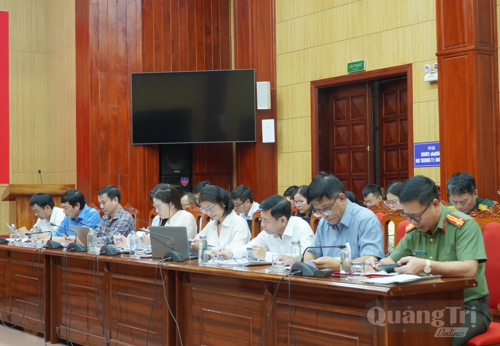 Các đại biểu tham dự cuộc họp-Ảnh: HL