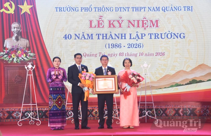 Trường phổ thông dân tộc nội trú THPT Nam Quảng Trị kỷ niệm 40 năm thành lập 