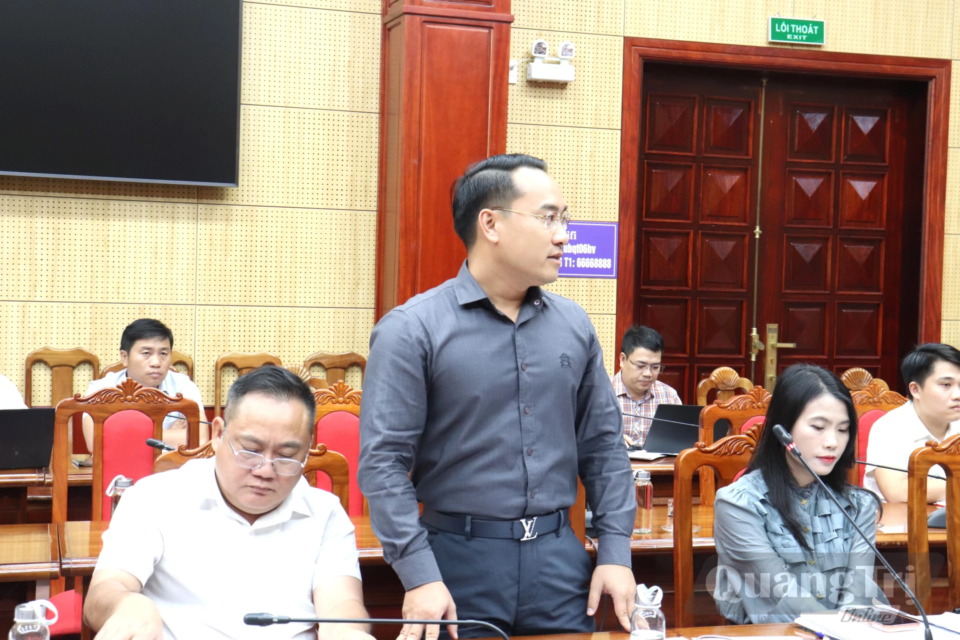 Đại diện doanh nghiệp phát biểu - Ảnh: LT