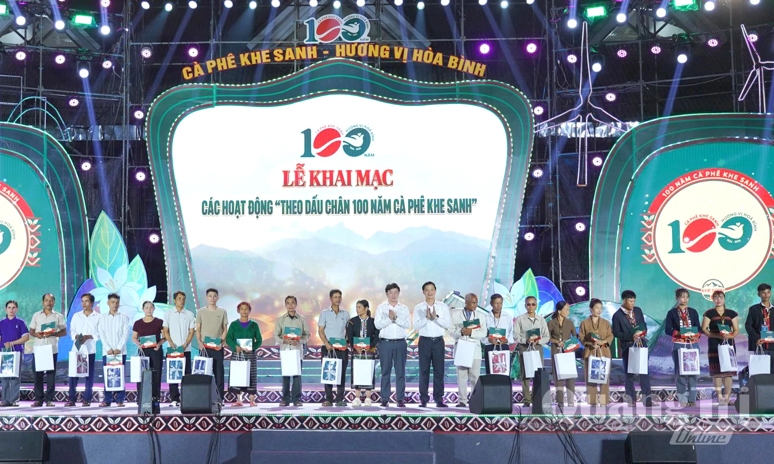 Lễ khai mạc các hoạt động 'Theo dấu chân 100 năm cà phê Khe Sanh'