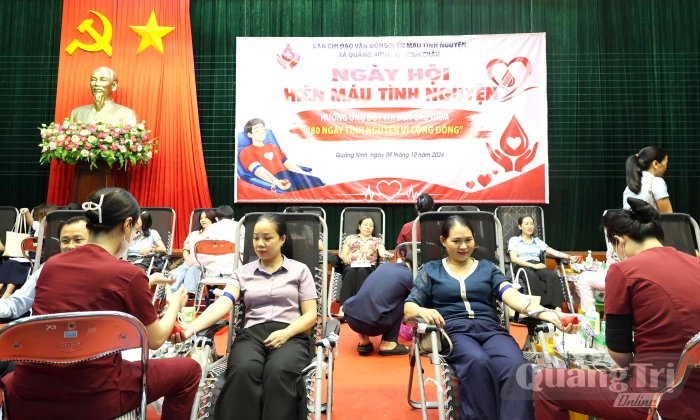Tiếp nhận 211 đơn vị máu