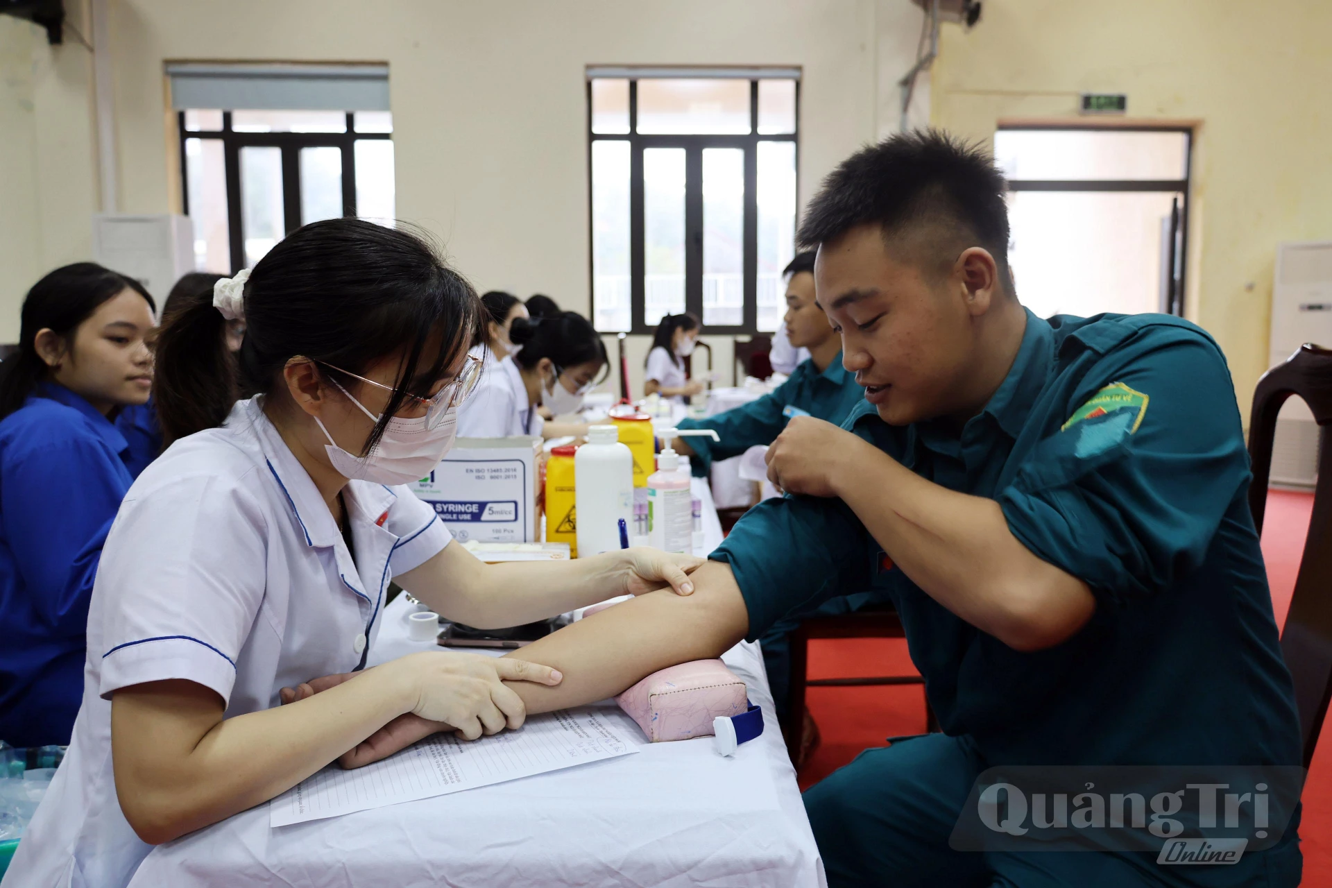 Có 211 đơn vị máu được tiếp nhận