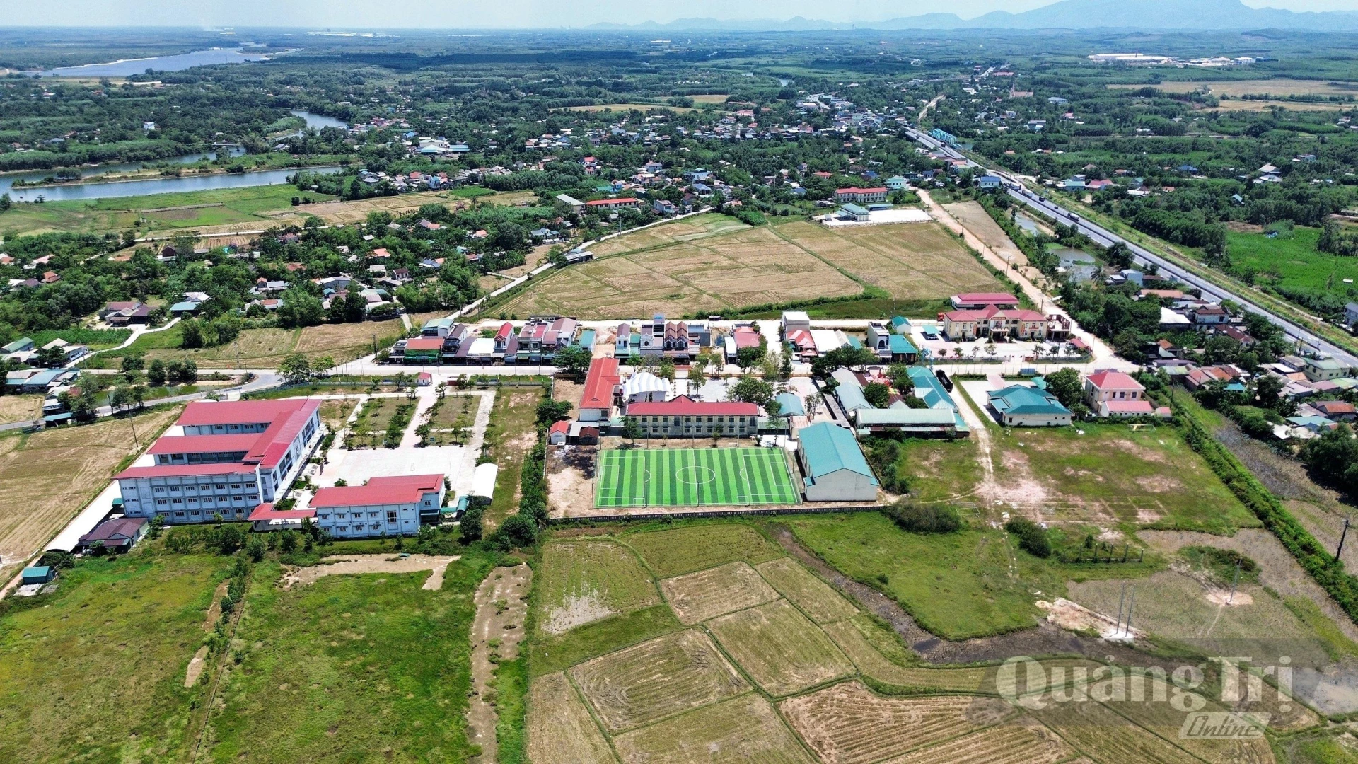 Khu vực trung tâm xã Nam Hải Lăng - Ảnh: L.A