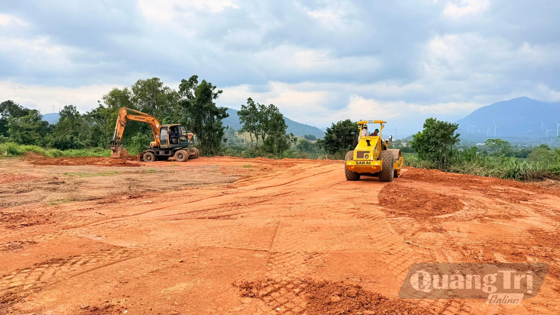 Địa điểm diễn ra Hội thi Nhà nông đua tài - Cà phê Khe Sanh năm 2026 tại thôn Ruộng của xã Khe Sanh - Ảnh: Hoàng Hùng