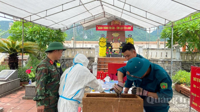 Hỗ trợ kinh phí cho thân nhân liệt sĩ thực hiện di chuyển hài cốt liệt sĩ theo nguyện vọng