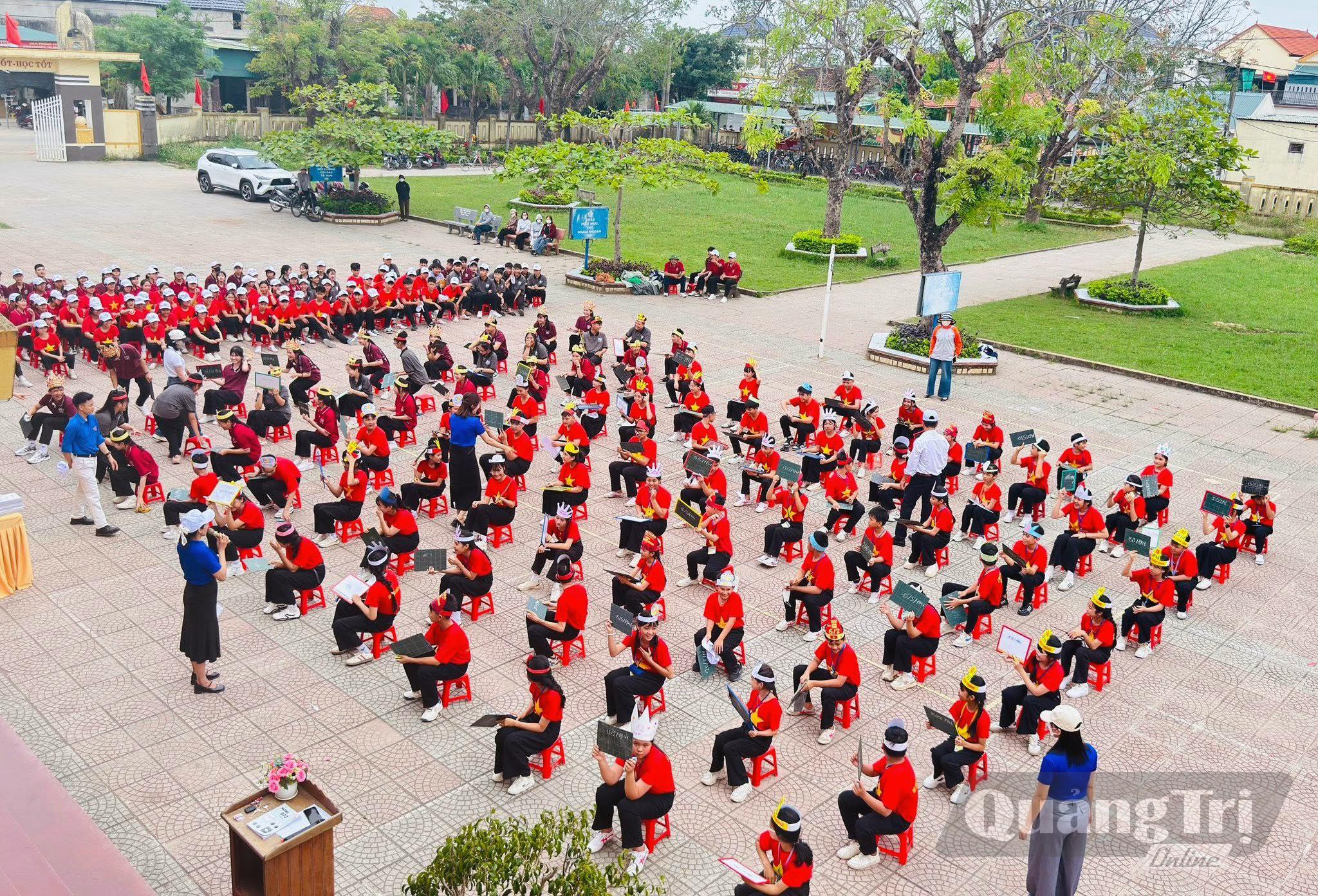 Trường THCS số 1 Ninh Châu chú trọng xây dựng môi trường giáo dục lành mạnh, thân thiện, tạo điều kiện để mỗi học sinh được phát triển toàn diện cả về tri thức lẫn kỹ năng sống - Ảnh: L.Chi