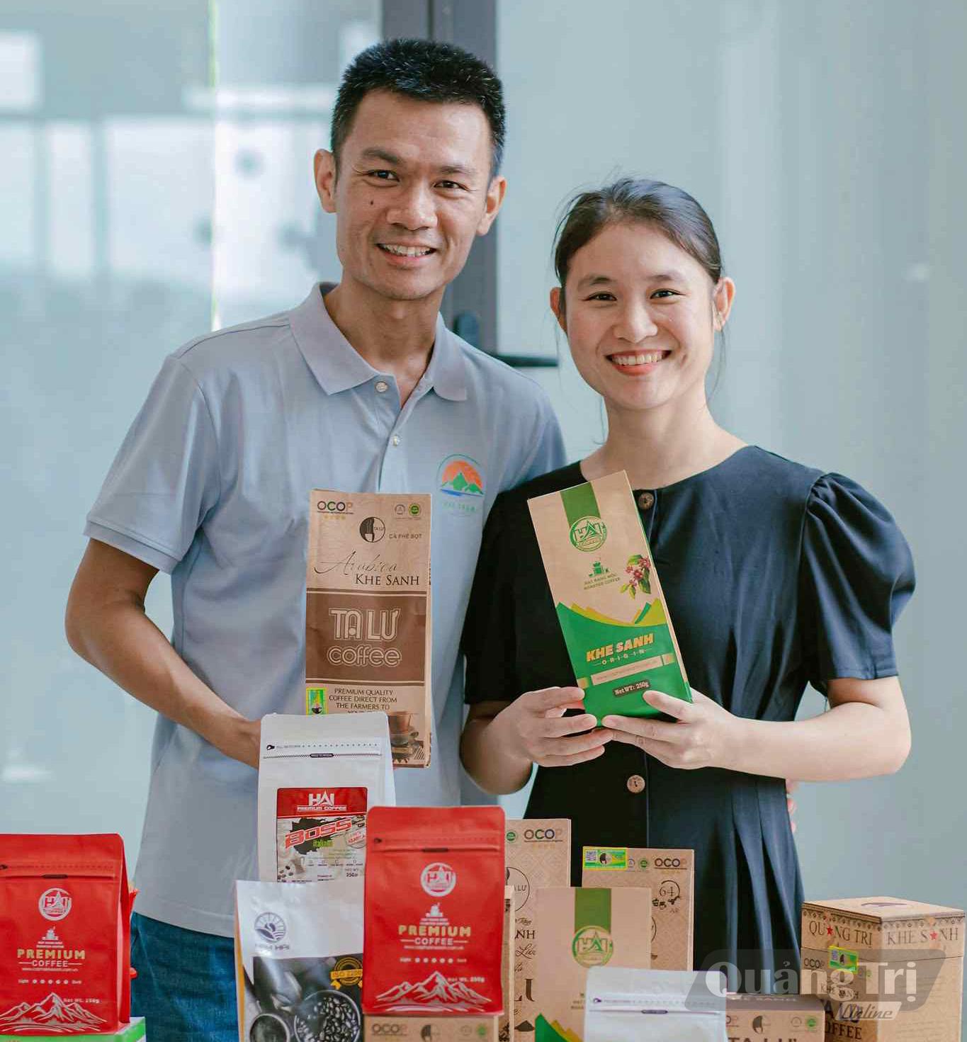 Ông Trần Thái Thiên luôn mong muốn đưa thương hiệu cà phê Khe Sanh vươn xa thông qua những sản phẩm du lịch nông nghiệp - Ảnh: Q.H