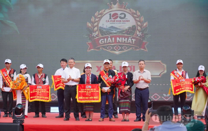 Sôi nổi Hội thi 'Nhà nông đua tài-Cà phê Khe Sanh'
