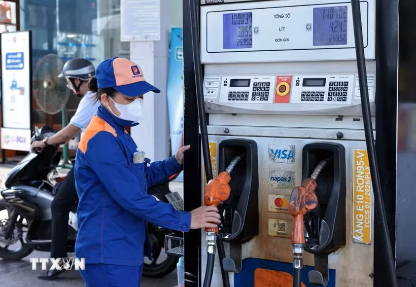 Dự thảo quy định thời điểm áp dụng giá mới phải được doanh nghiệp đầu mối công khai trước tối thiểu 30 phút (Ảnh: Trần Việt/TTXVN)