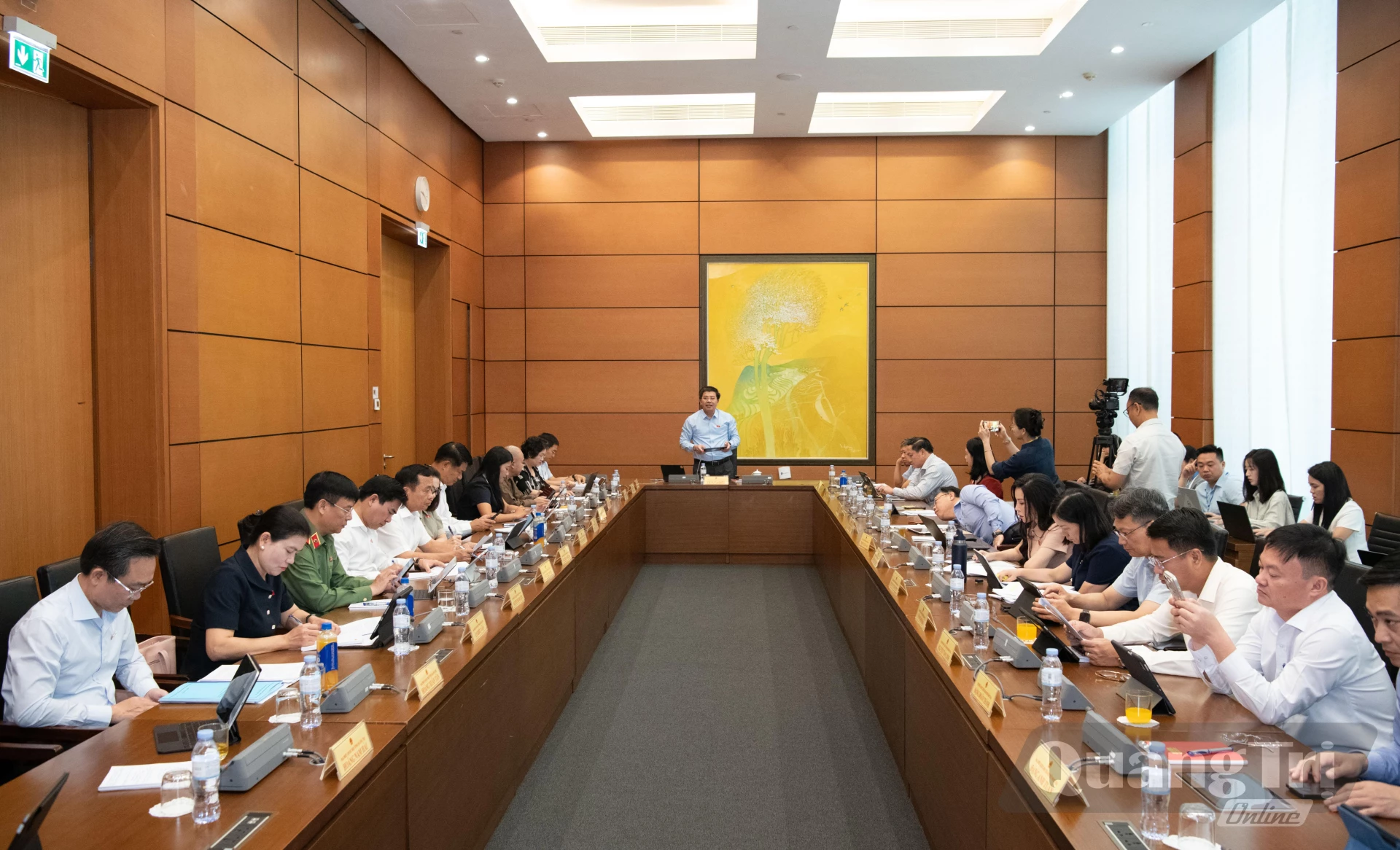 Toàn cảnh phiên thảo luận tổ - Ảnh: CTV