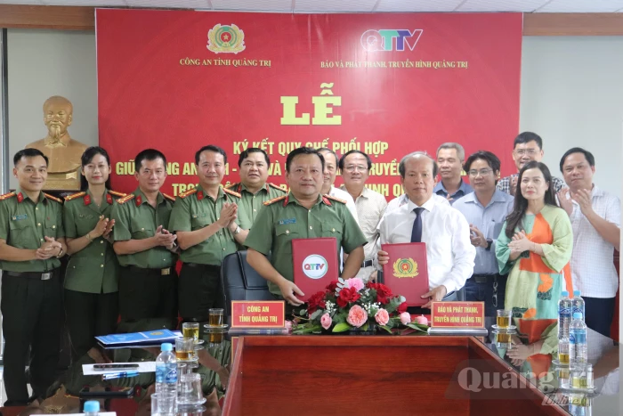 Ký kết quy chế phối hợp bảo đảm an ninh quốc gia và trật tự an toàn xã hội