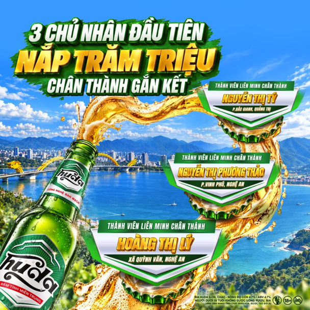 Những thành viên đầu tiên của “Liên Minh Chân Thành” đã lộ diện, thành công săn nắp trăm triệu và mở khoá khoản hỗ trợ 500 triệu vun đắp miền Trung cùng Huda.