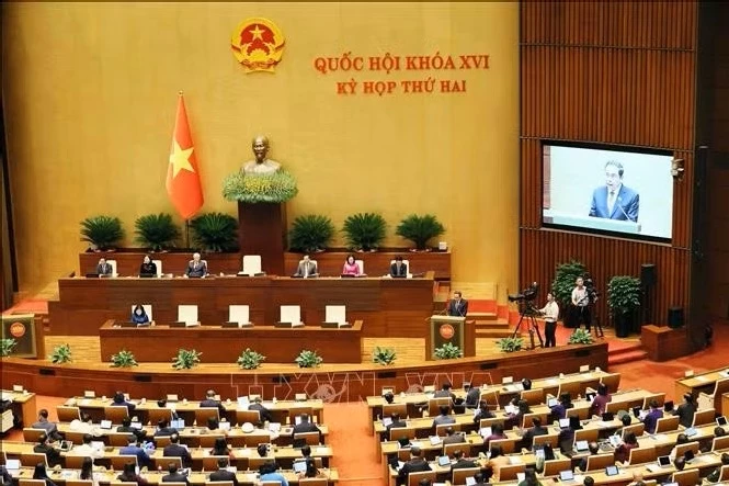 Phiên khai mạc Kỳ họp thứ 2, Quốc hội khóa XVI. Ảnh: An Đăng/TTXVN