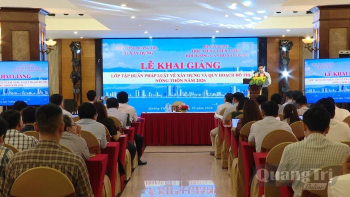 Tập huấn pháp luật về xây dựng, quy hoạch đô thị và nông thôn năm 2026