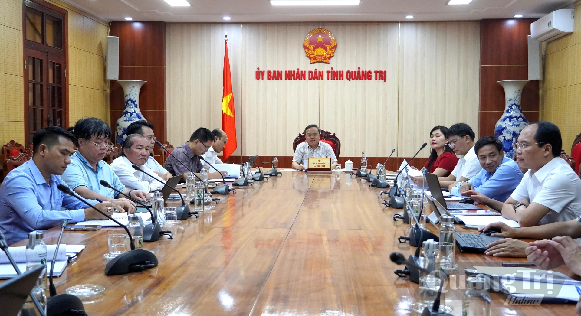 Quang cảnh buổi làm việc - Ảnh: H.Tr.