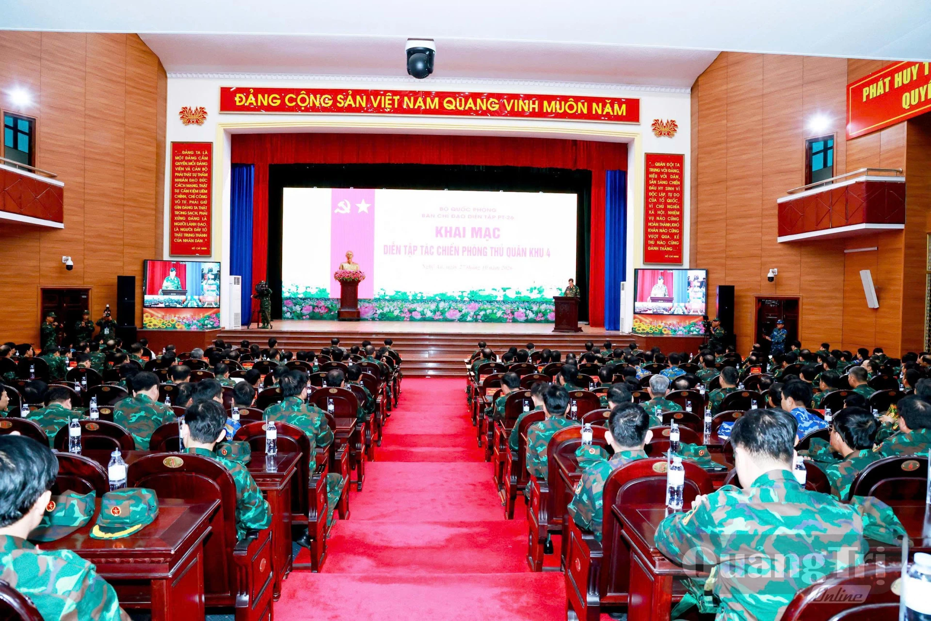 Quang cảnh lễ khai mạc - Ảnh: T.D