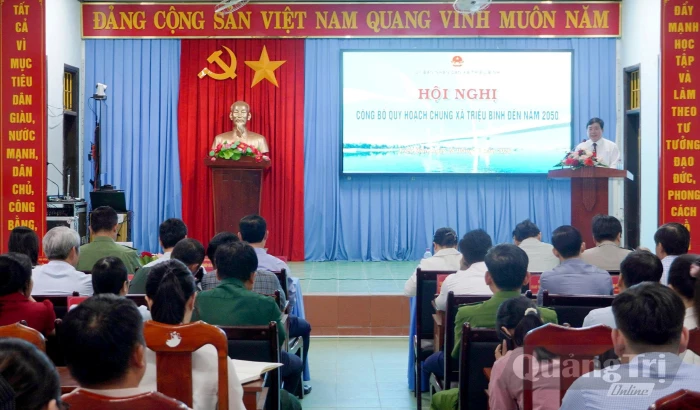 Công bố quy hoạch chung xã Triệu Bình đến năm 2050