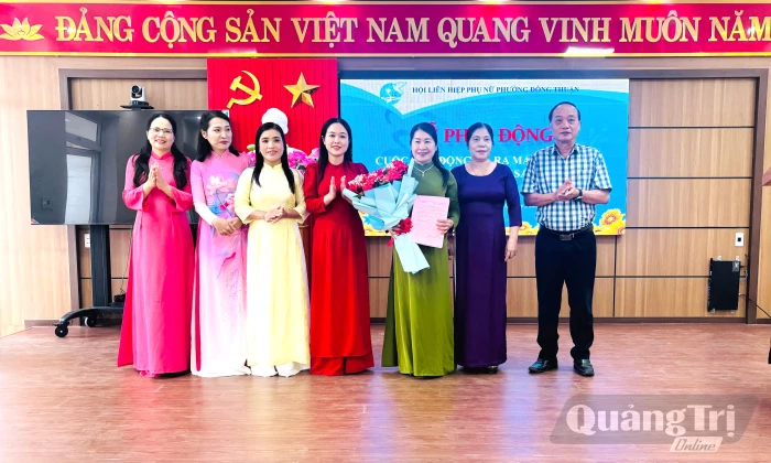 Phường Đồng Thuận ra mắt mô hình điểm 'Gia đình 5 không, 3 sạch, 3 an'