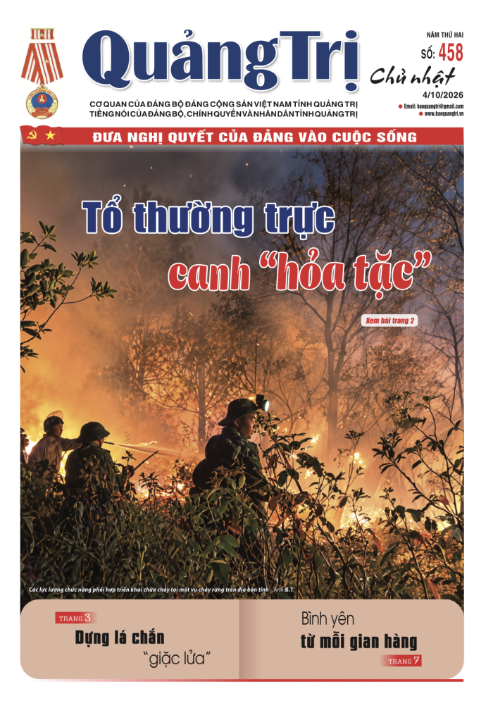 Báo Quảng Trị số 458 - Ngày 04/10/2026