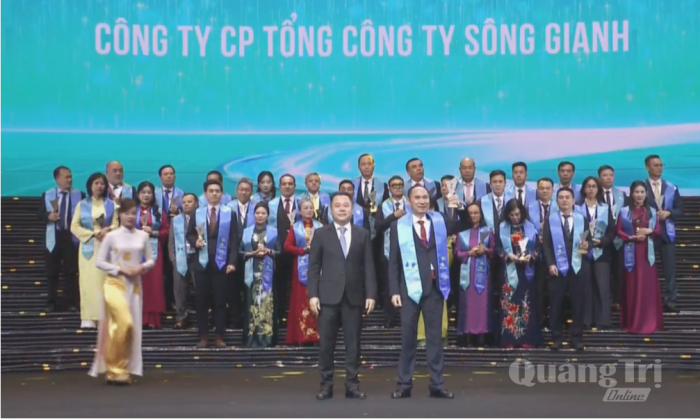 Công ty CP Tổng công ty Sông Gianh đạt Thương hiệu quốc gia Việt Nam