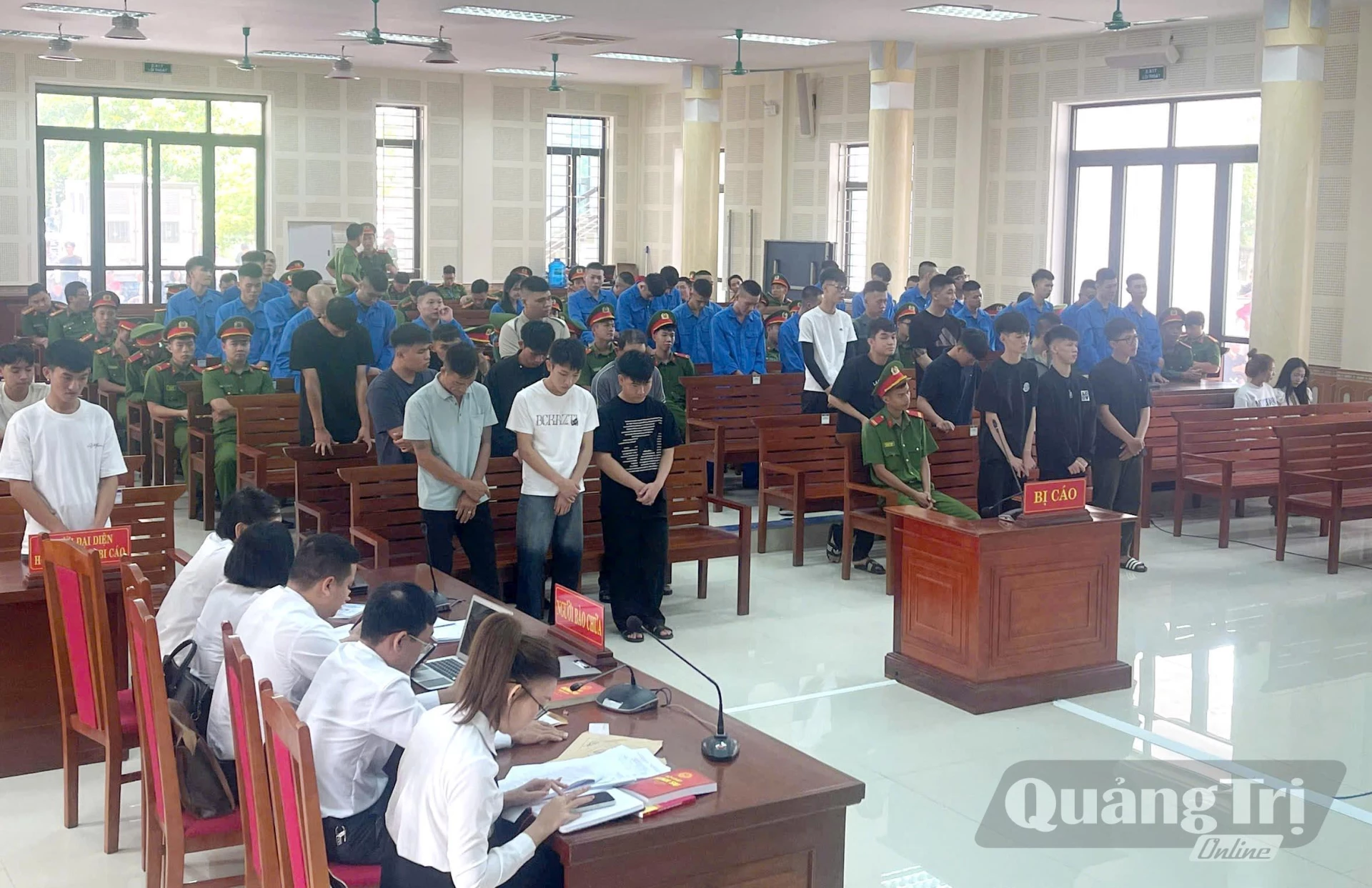 Một phiên toà hình sự được tổ chức công khai tại Toà án nhân dân tỉnh trong năm 2026 - Ảnh: V.H