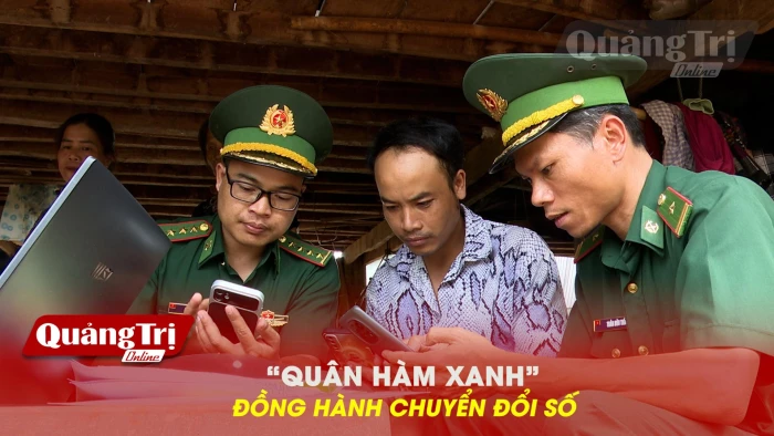 'Quân hàm xanh' đồng hành chuyển đổi số
