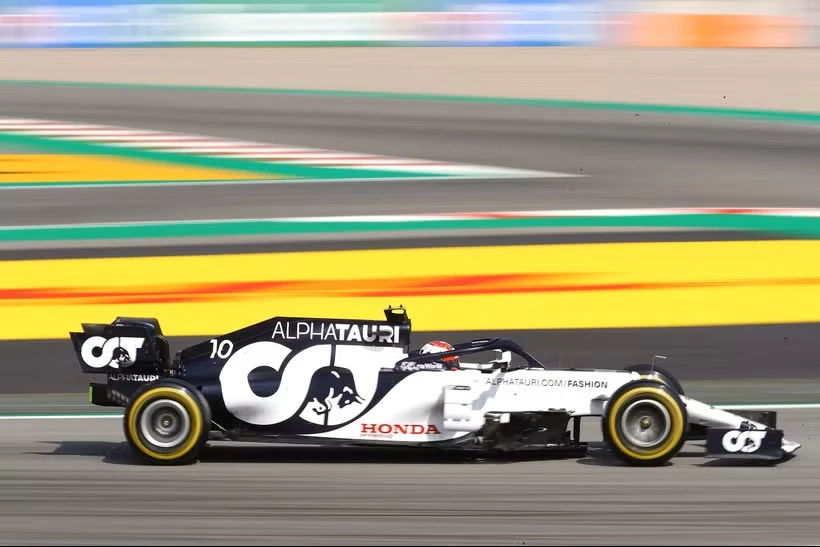 (Tư liệu) Xe đua luyện tập trước Giải đua xe công thức 1 (F1) Grand Prix tại Montmelo, Tây Ban Nha, ngày 14/8/2020. (Ảnh: AFP/ TTXVN)