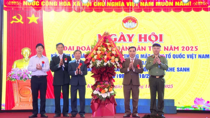 Ngày hội Đại đoàn kết toàn dân tộc Khu dân cư khối 3B, xã Khe Sanh