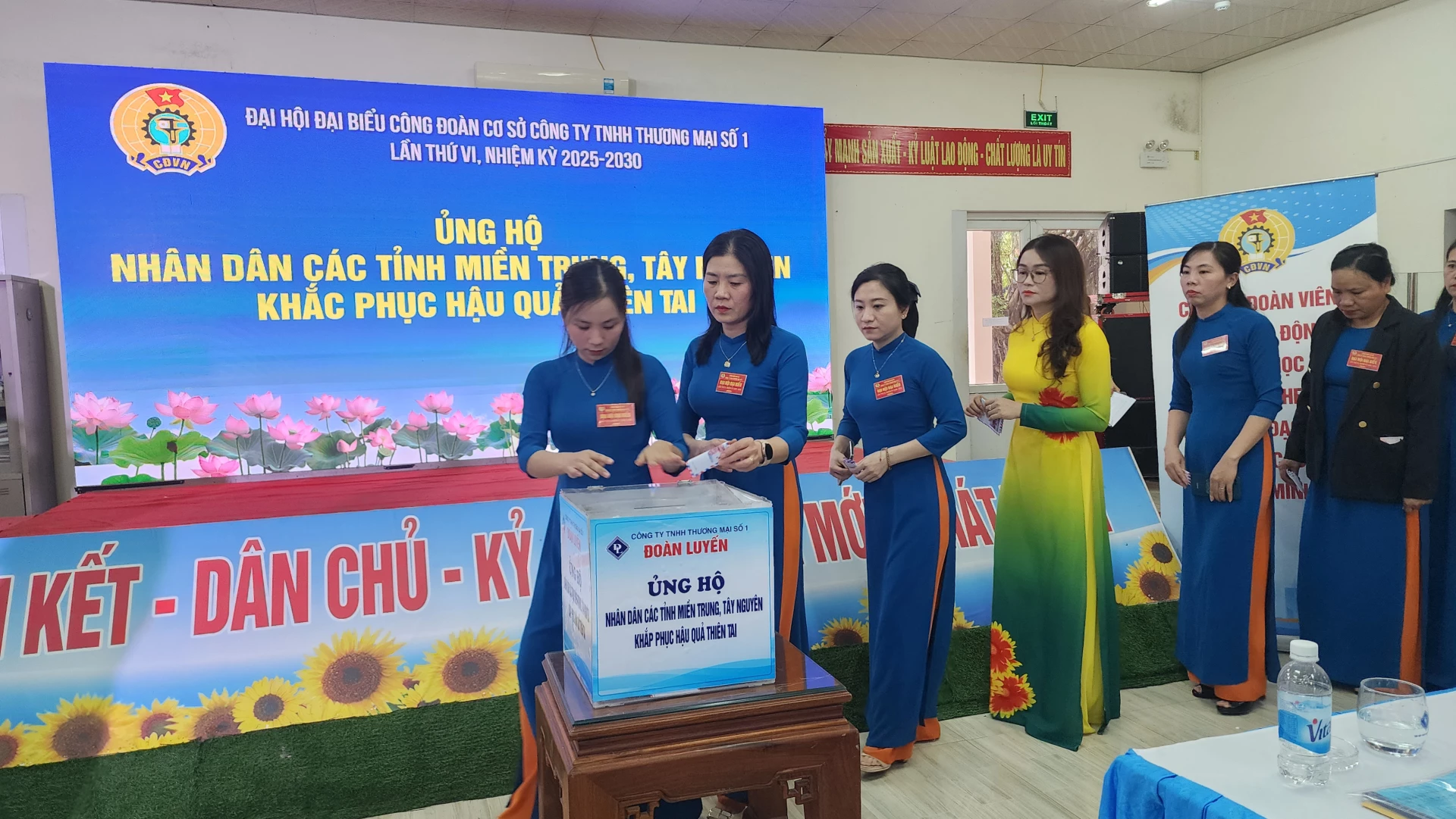 Tinh thần tương thân tương ái luôn được lan tỏa mạnh mẽ ở Công đoàn cơ sở công ty TNHH TS số 1 Ảnh: Tạ Hưng