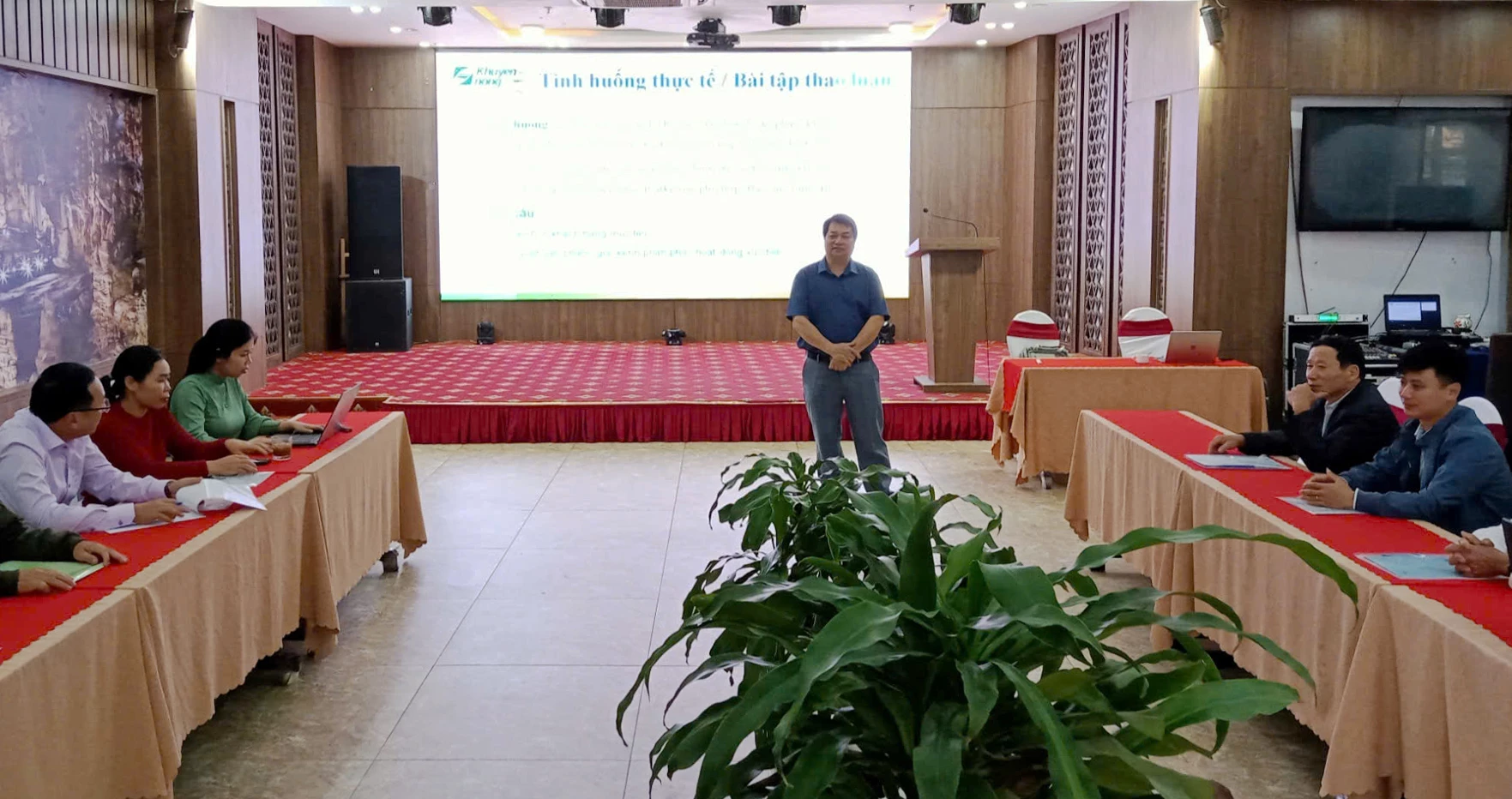 Quang cảnh lớp tập huấn - Ảnh: T.Hoa