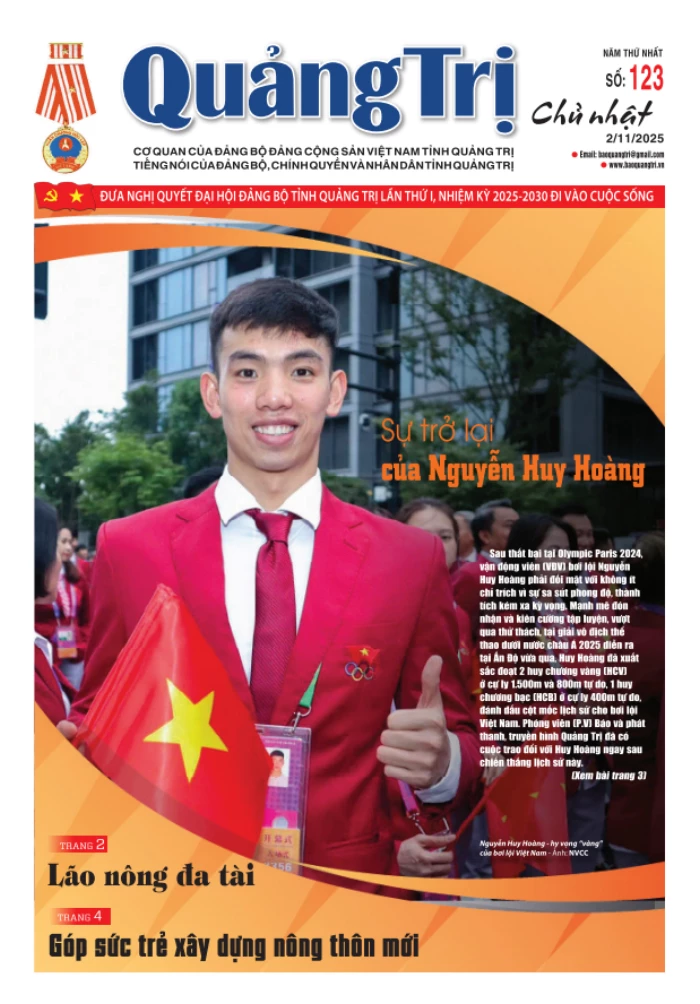 Báo Quảng Trị số 123 - Ngày 02-11-2025