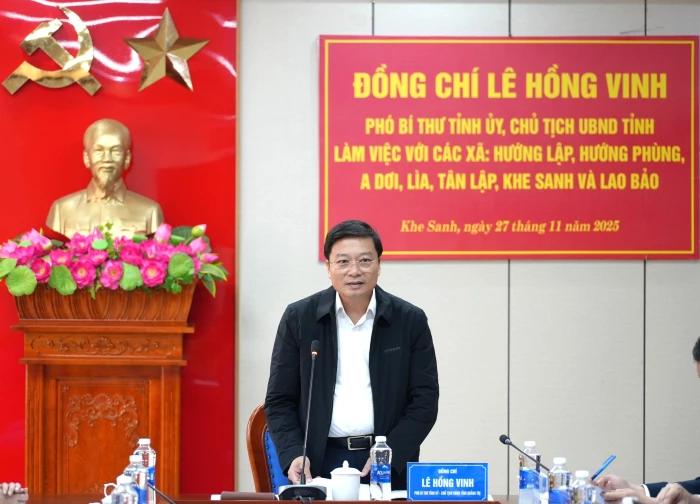 Đồng chí Chủ tịch UBND tỉnh làm việc với 7 xã khu vực phía Nam tỉnh