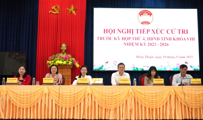 Đại biểu HĐND tỉnh tiếp xúc cử tri trước kỳ họp thứ 4