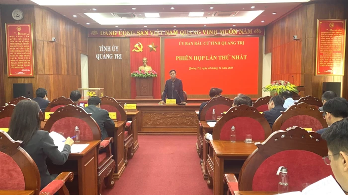 Ủy ban Bầu cử tỉnh Quảng Trị họp phiên thứ I