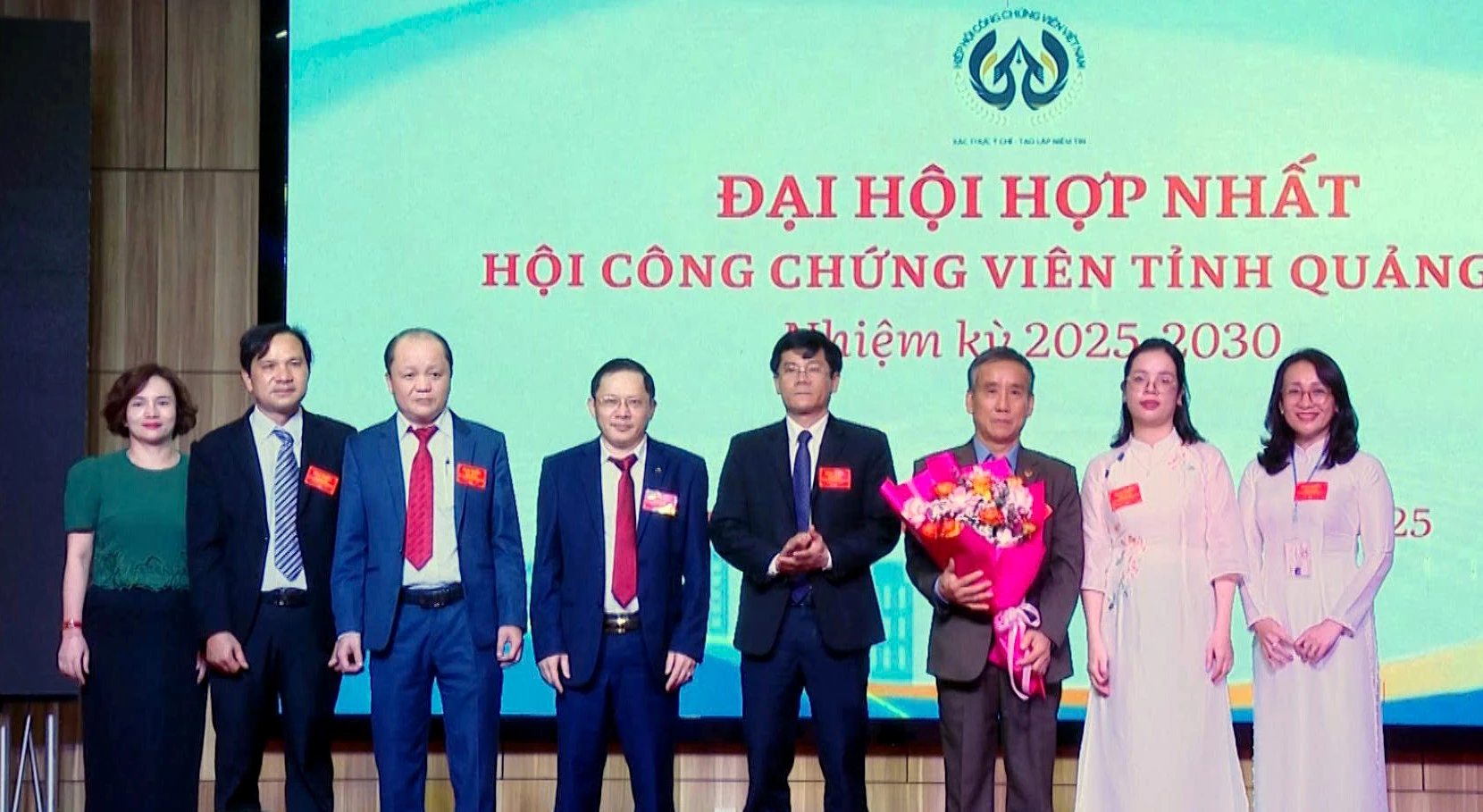 Ban Chấp hành Hội Công chứng viên tỉnh Quảng Trị nhiệm kỳ 2025-2030 - Ảnh: Q.V