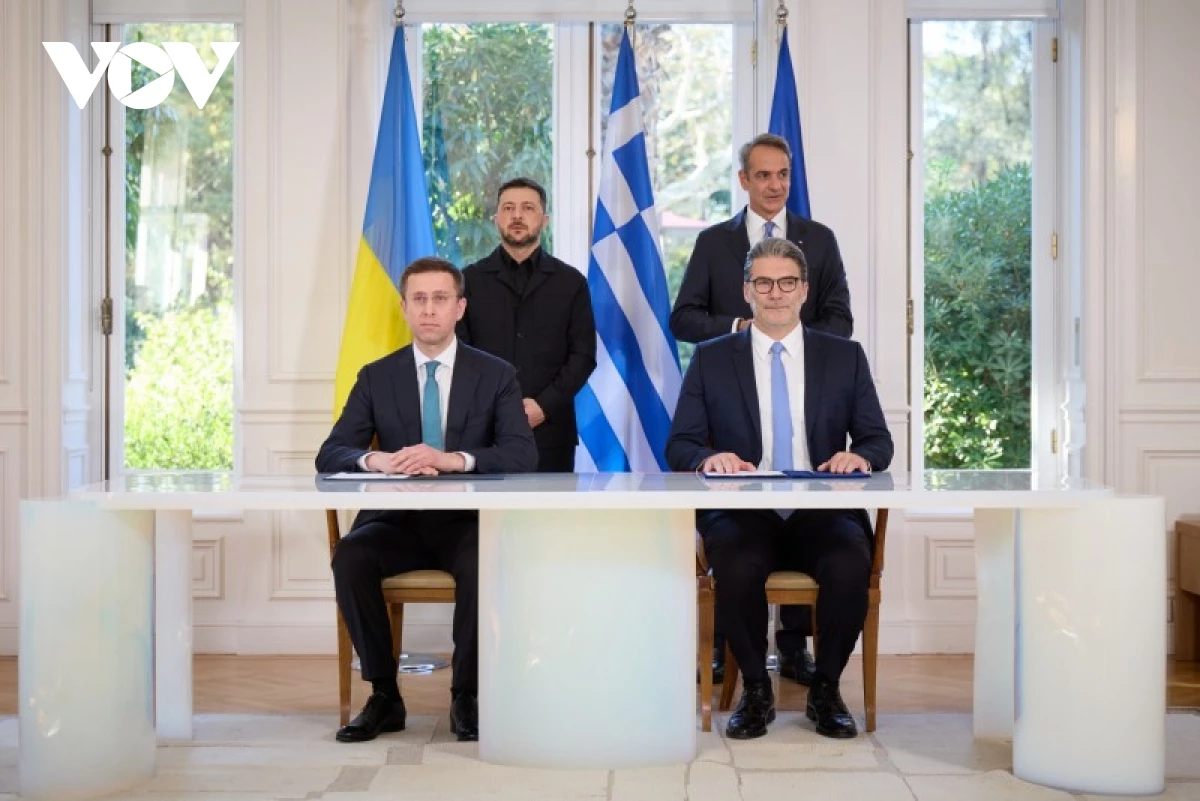Hy Lạp và Ukraine đạt thỏa thuận năng lượng quan trọng trong chuyến thăm Hy Lạp của Tổng thống Zelensky ngày 16.11.25 (Ảnh-ukrinform.net)