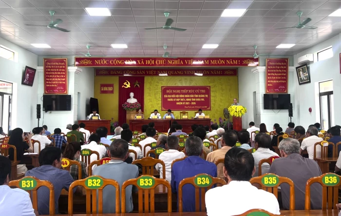 Cử tri tại xã Đông Trạch kiến nghị nhiều nội dung thiết thực