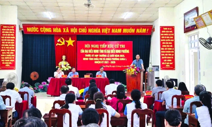 Đại biểu HĐND tỉnh tiếp xúc cử tri tại phường Nam Đông Hà