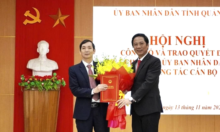 Công bố quyết định bổ nhiệm Chánh Thanh tra tỉnh