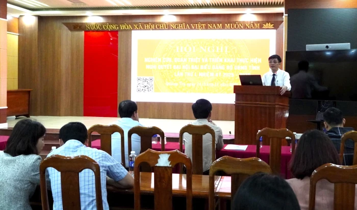 Đưa Nghị quyết Đại hội Đảng bộ UBND tỉnh lần thứ I vào cuộc sống