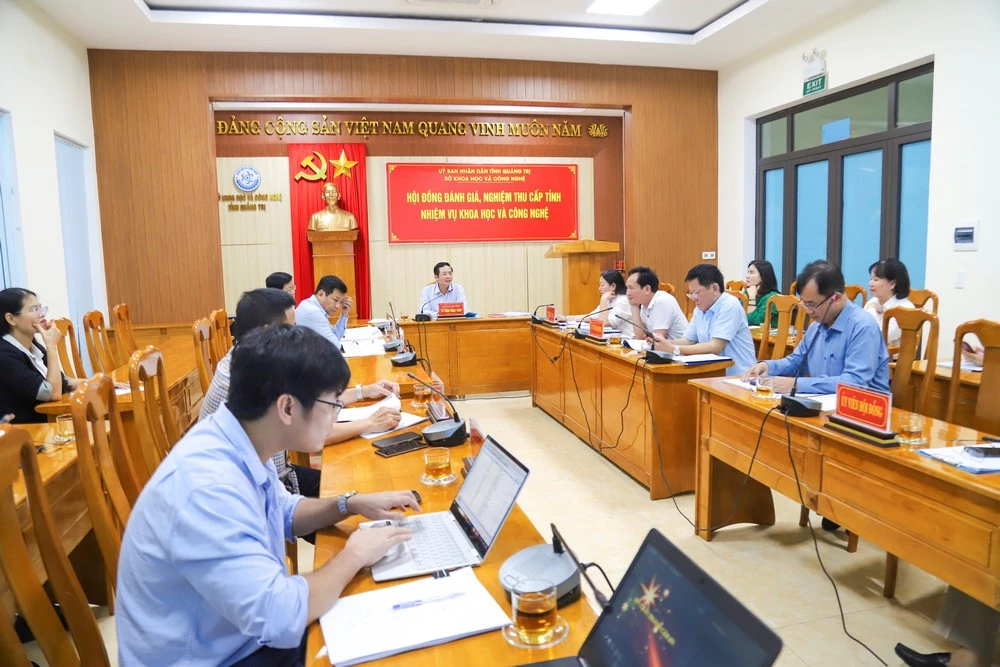 Quang cảnh hội nghị nghiệm thu-Ảnh M.N.